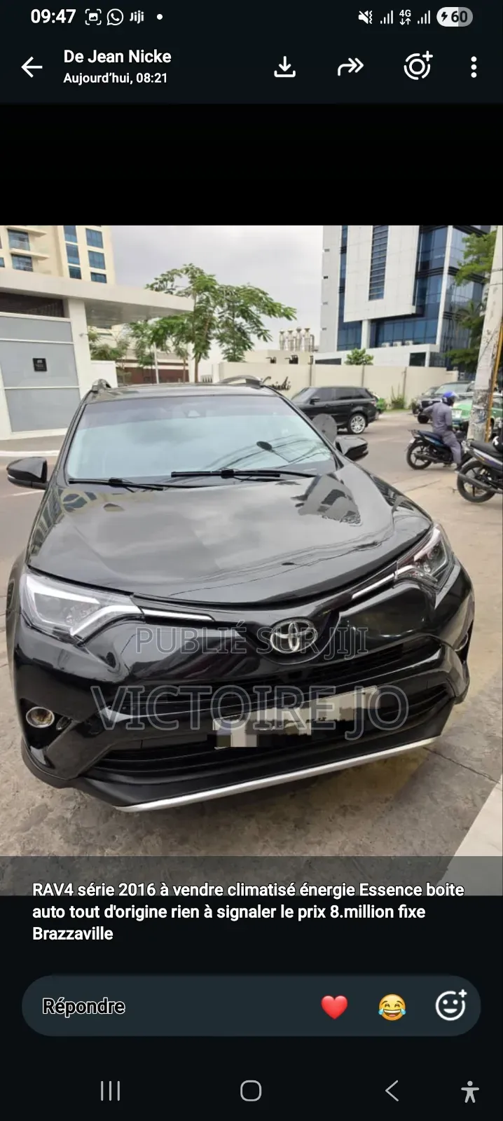 Toyota RAV4 2016 Noir