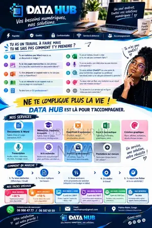 DATA HUB: Vente De Services Bureautique Et Informatique