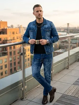 Costume en Jeans Bleu