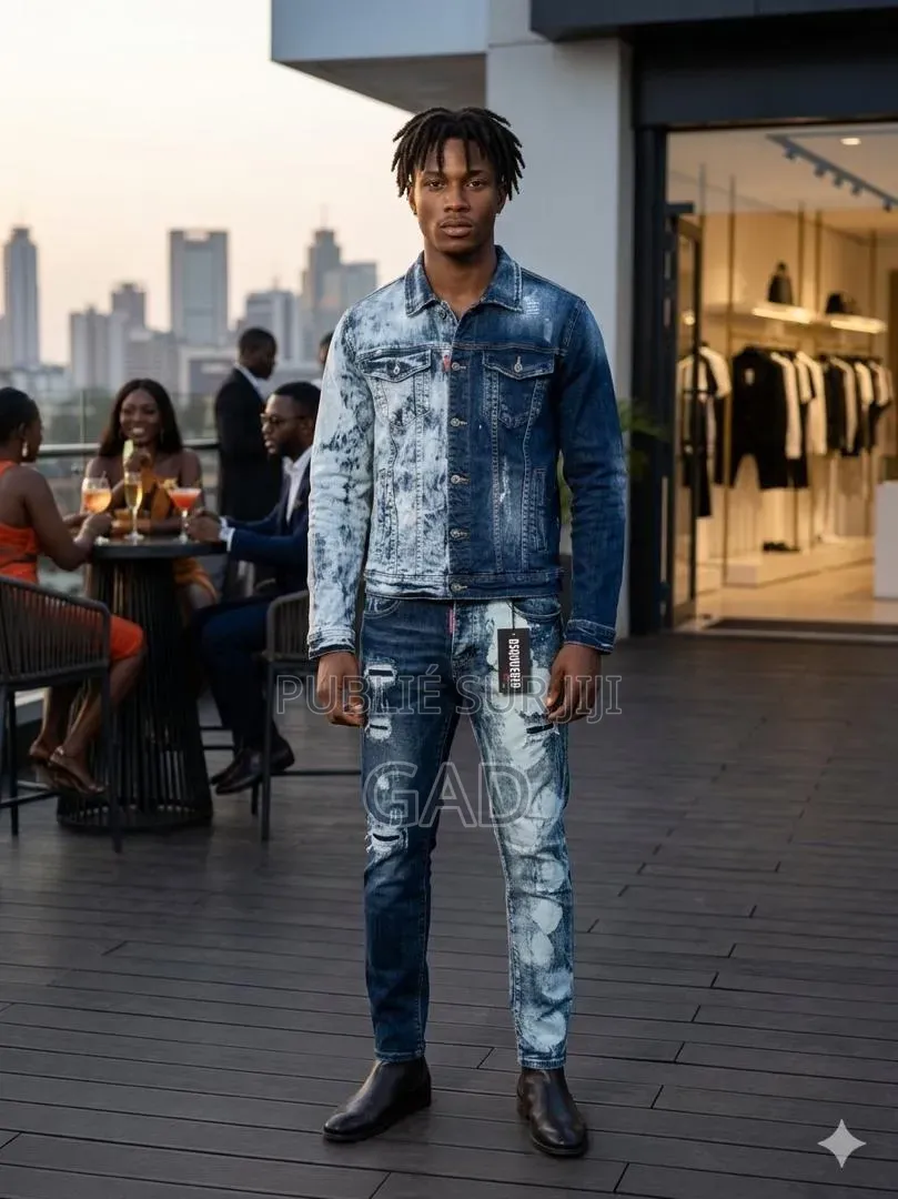 Costume en Jeans Bleu