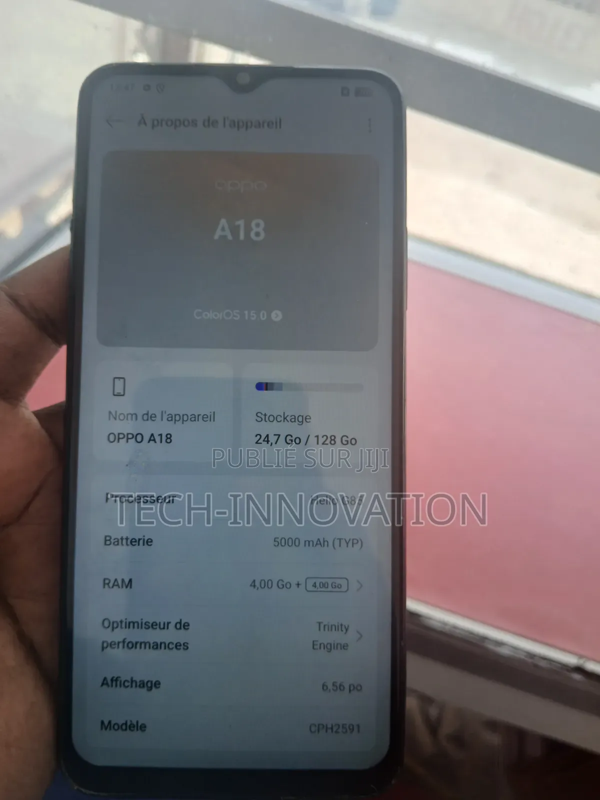 Oppo A18 128 GB Noir
