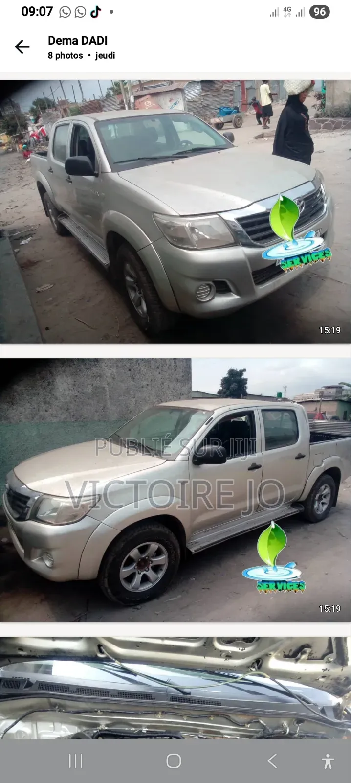 Toyota Hilux 2014 Doré