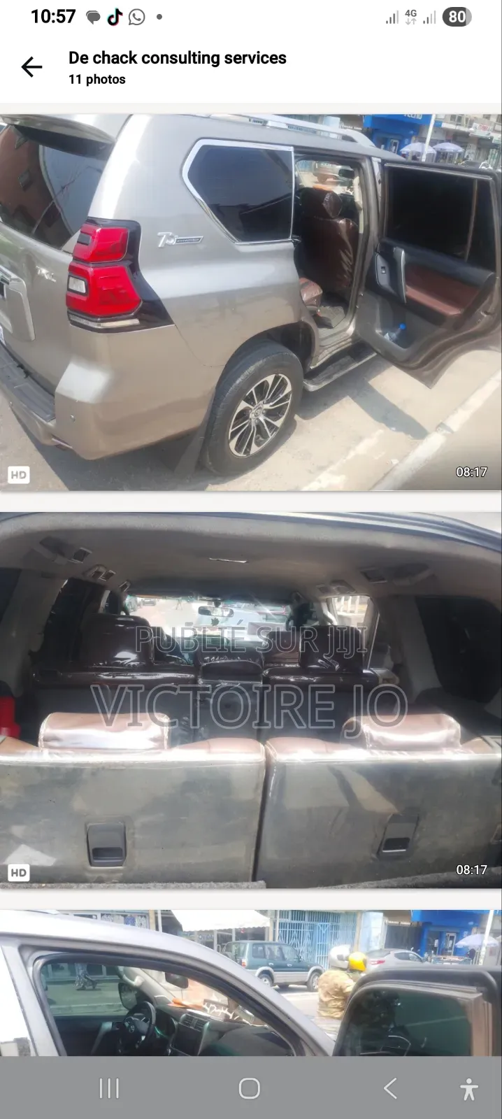 Toyota Land Cruiser Prado 2019 Doré