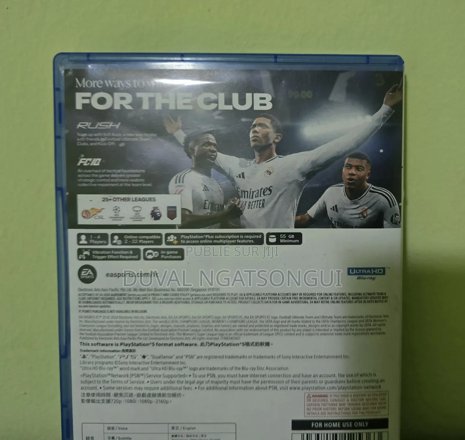 Jeu EA Sports FC 25 Pour Console PS5