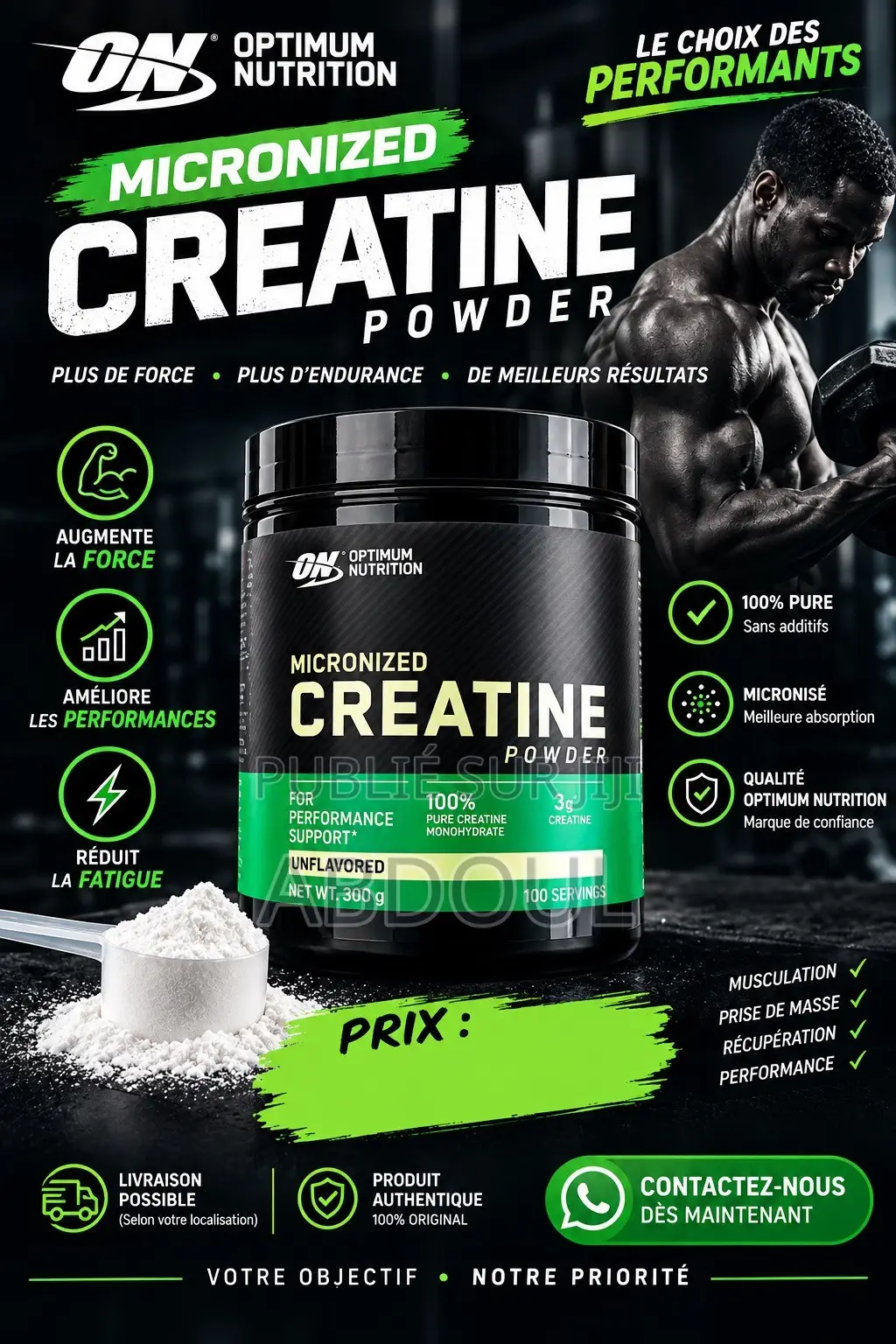 Créatine 300g
