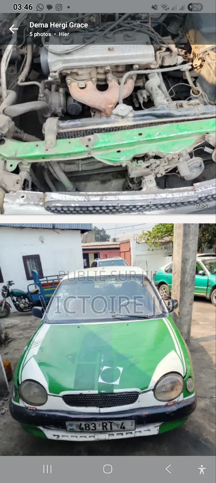 Toyota Corolla 2010 Vert