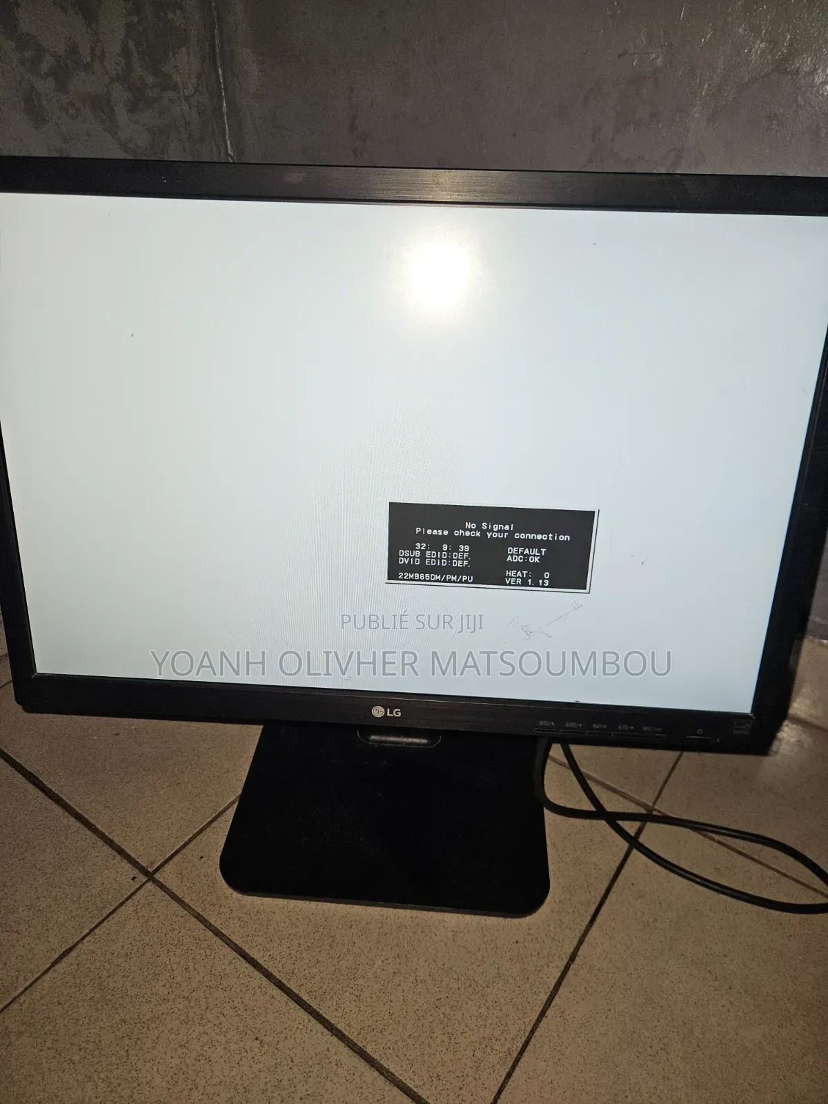 Moniteur LG À Vendre Écran