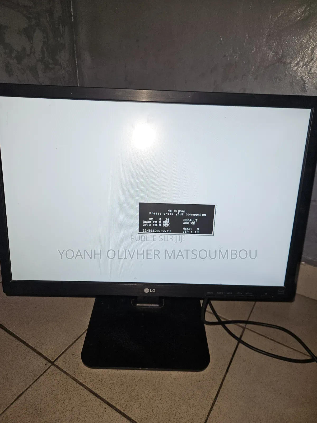 Moniteur LG À Vendre Écran