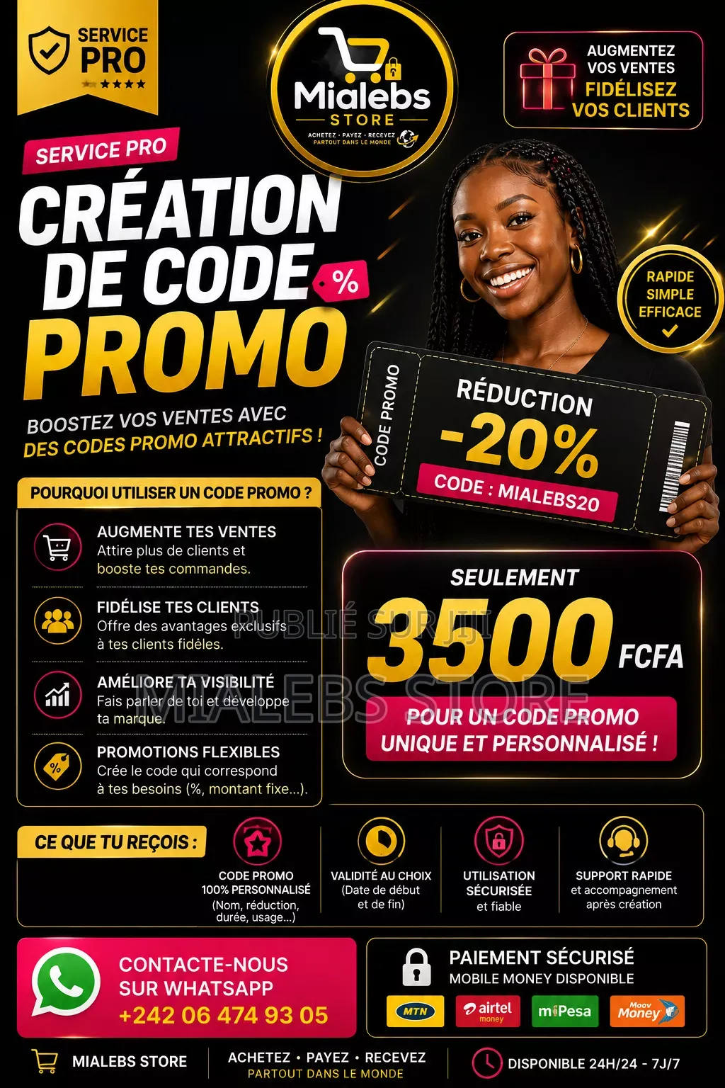 Créé Ton Code Promo Et Génère Ton Premier Million