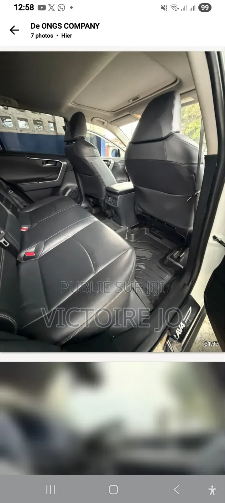 Toyota RAV4 2022 Blanc