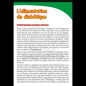 Le Livre Du Diabétique : Comment Bien Vivre Avec Son Diabète