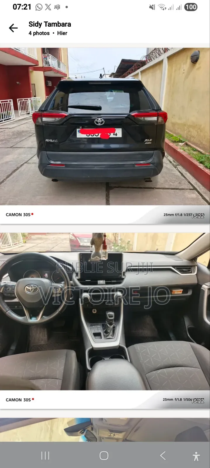 Toyota RAV4 2020 Noir