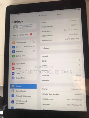 Pomme iPad Pro 32 GB Argenté