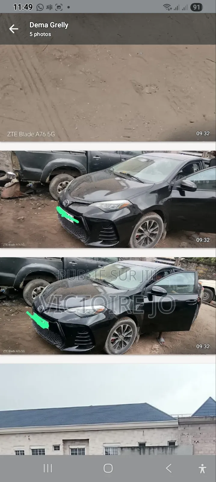 Toyota Corolla 2015 Noir