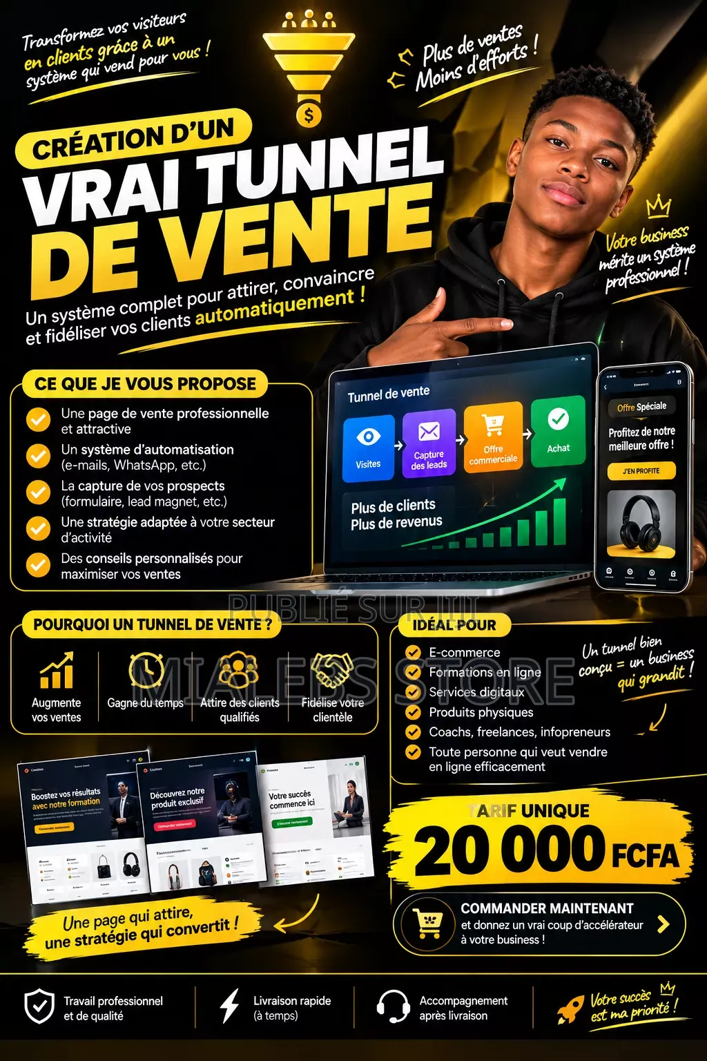 Je T'aide À Obtenir Un Max De Clients Tout Les Jours