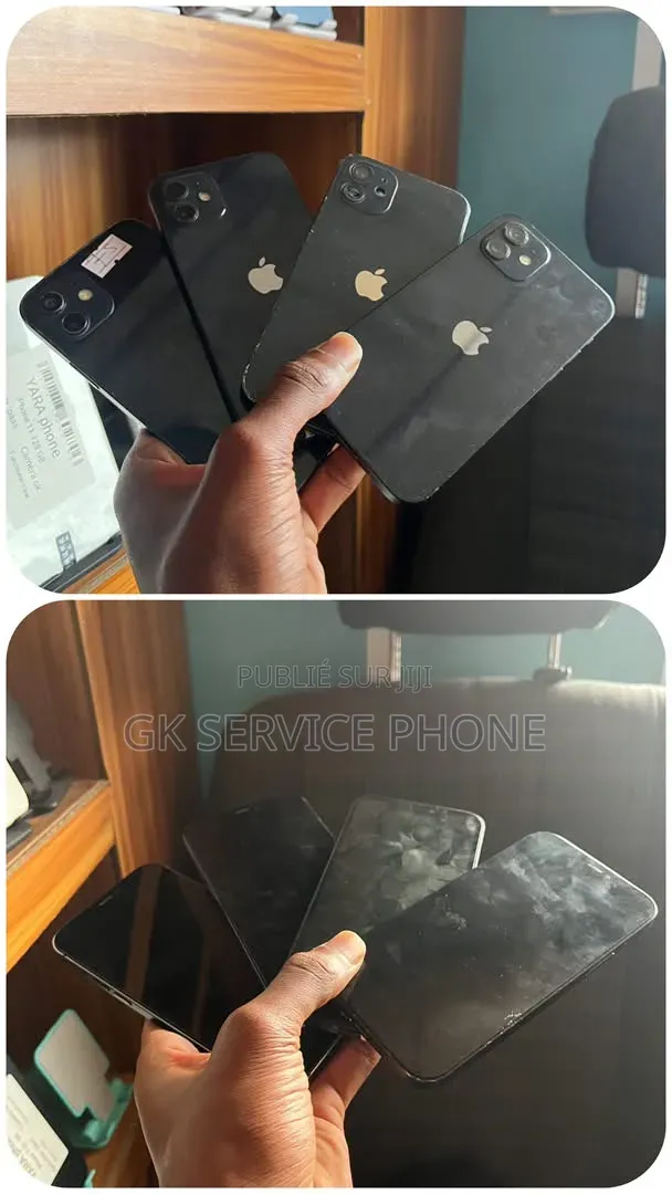 Nouveau Apple iPhone 12 64 GB Noir