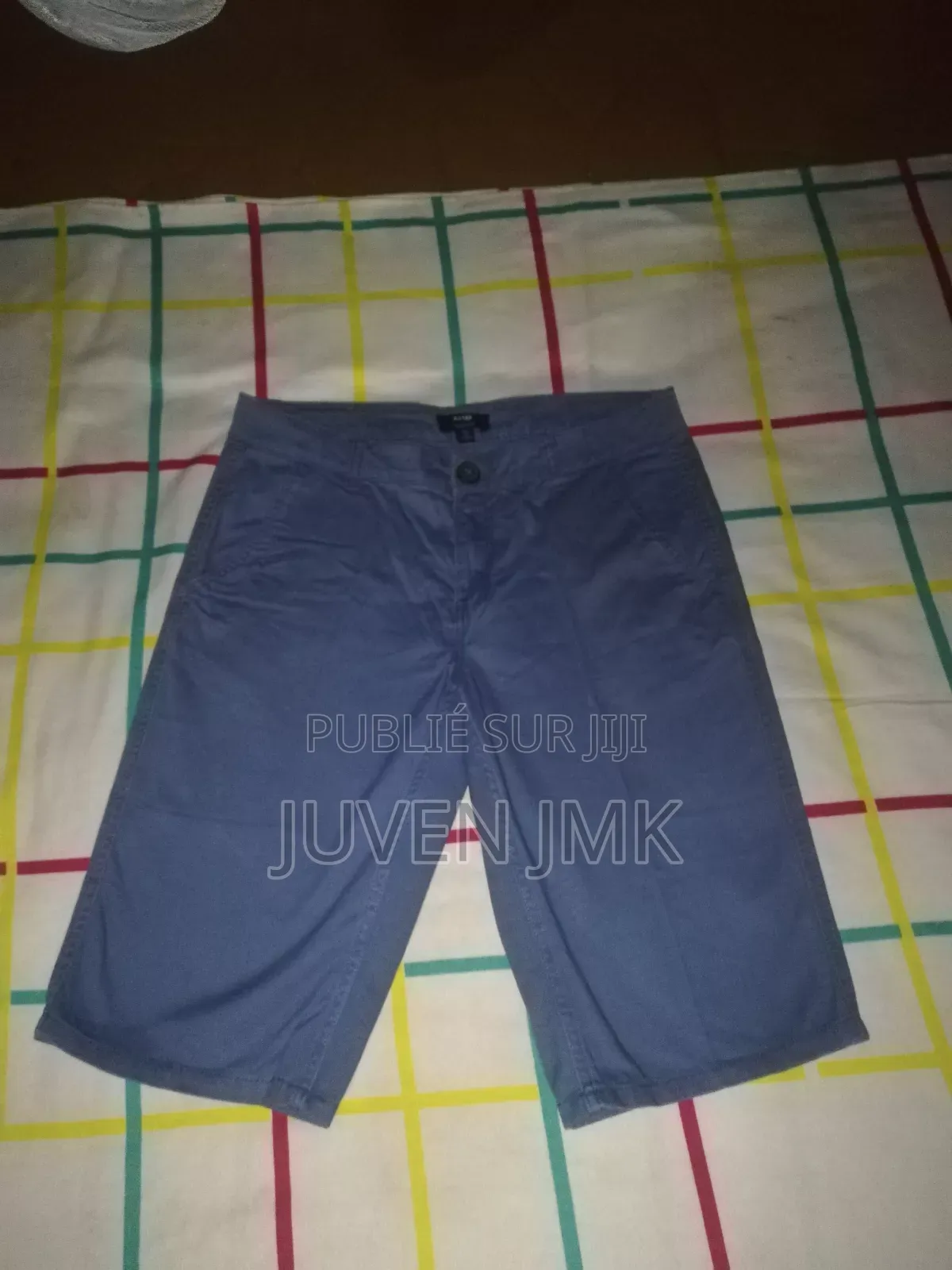 Short Homme /Bermuda Chino Bleu Marine