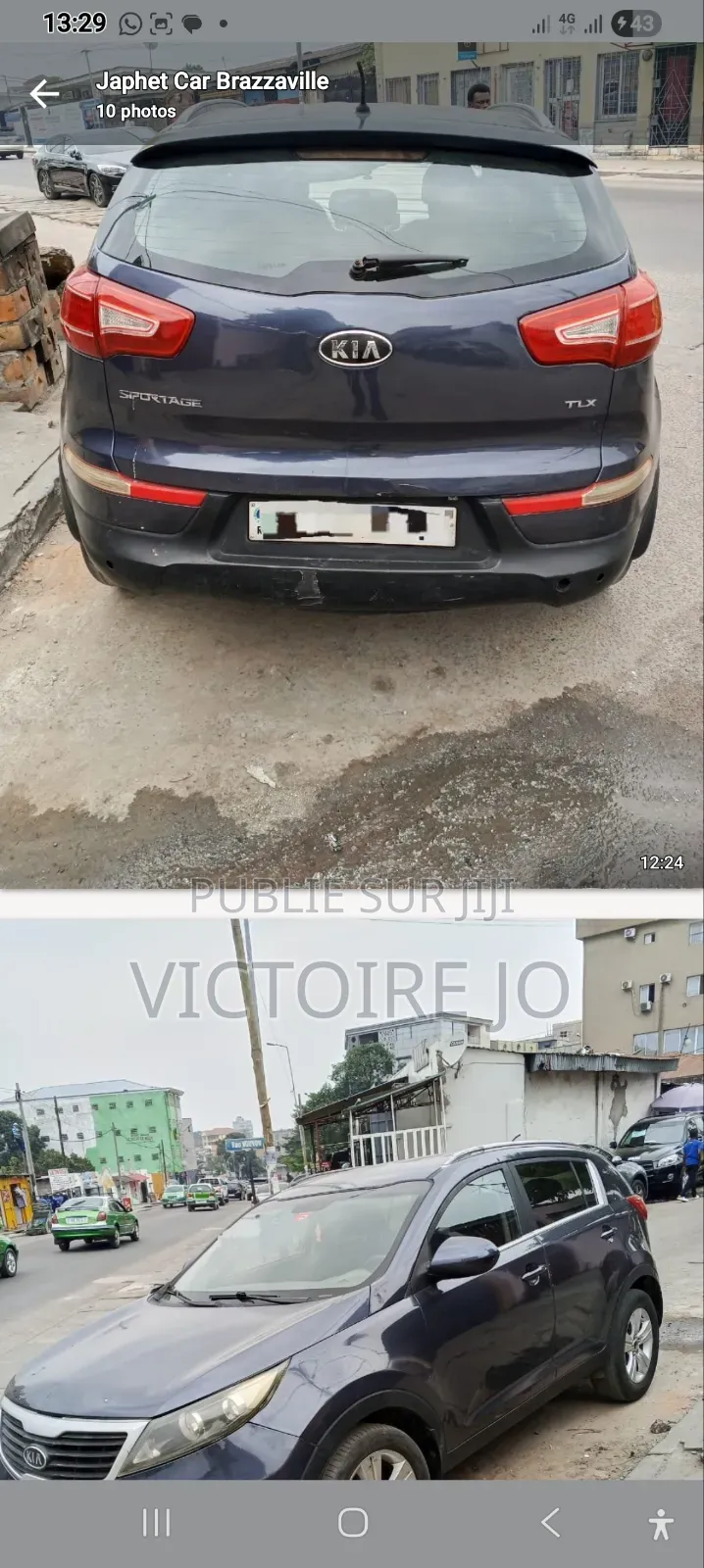 Kia Sportage 2016 Bleu