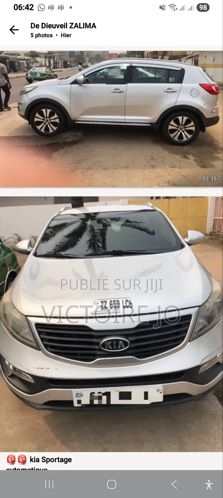 Kia Sportage 2016 Gris