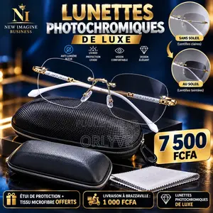 Lunettes Photochromique Anti Lumière Bleue UV400