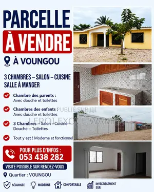 3chbre Appartement dans Wamba Leroi Haniel, Tié-Tié à Vendre
