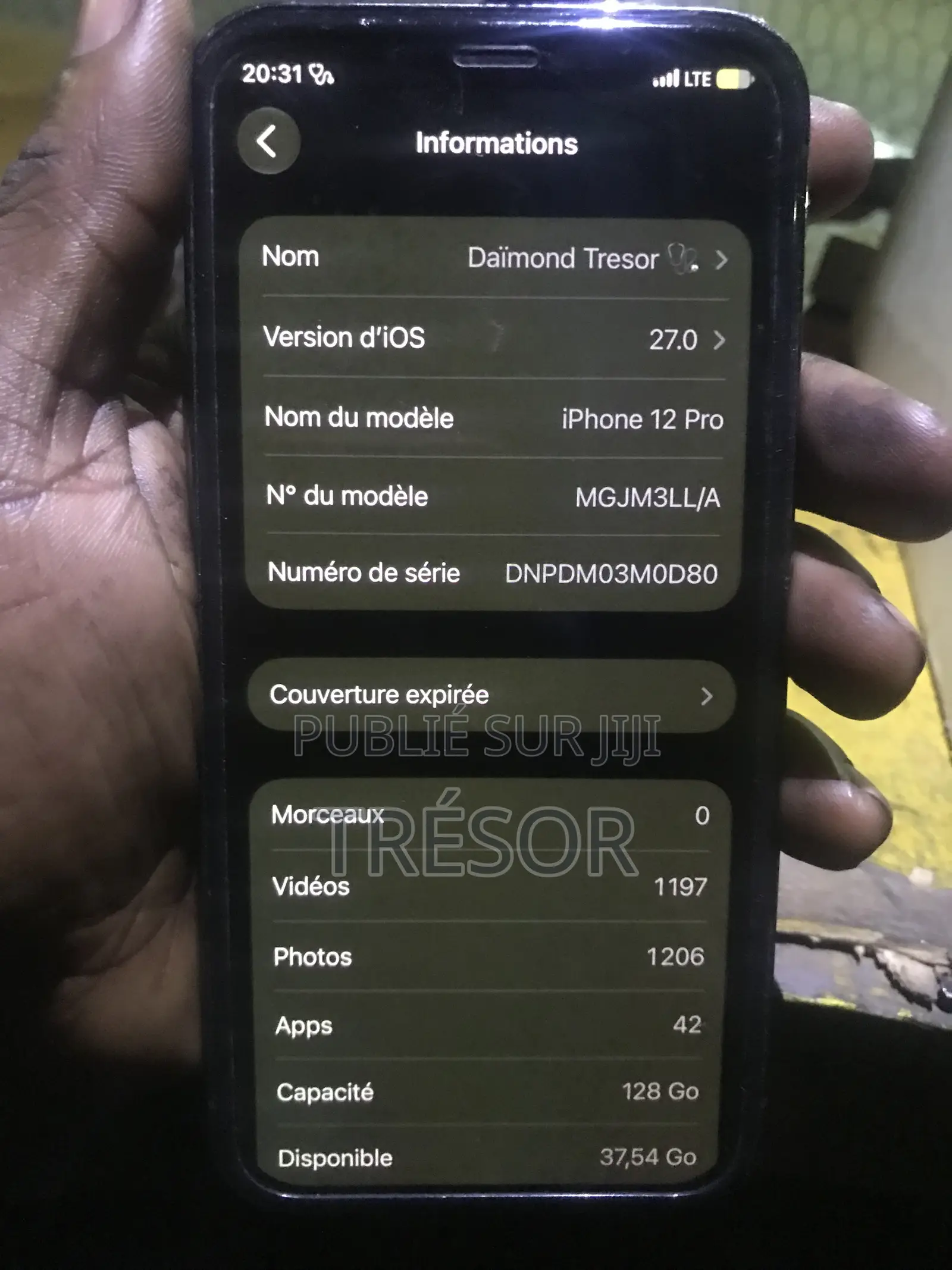 Nouveau Apple iPhone 12 Pro 128 GB Bleu