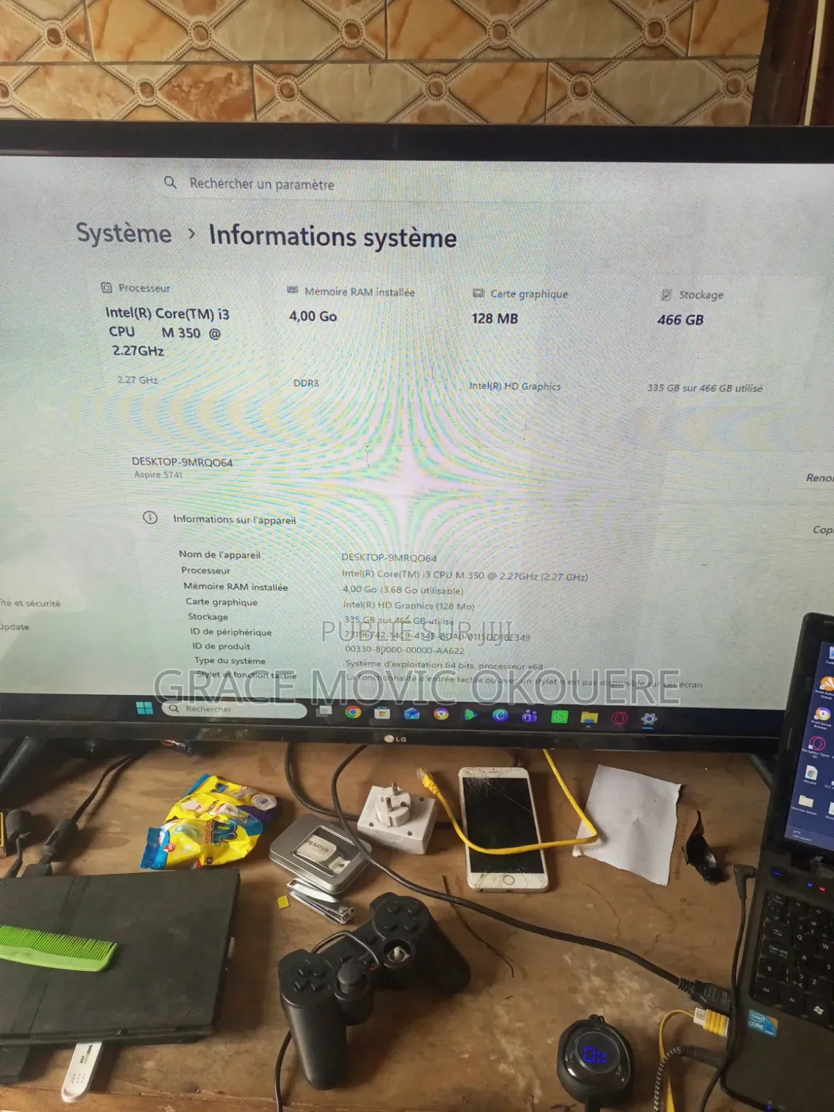 Ordinateur portable Acer AcerNote 4GB Intel Core i3 HDD 500GB