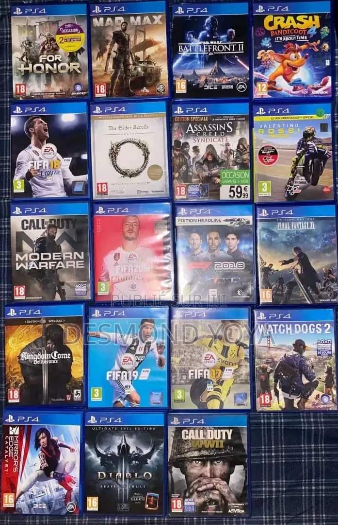 Cd Ps4 À Partir De 10000f