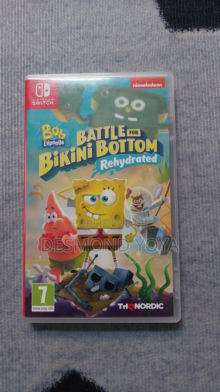 Bob l'Éponge Sur Nintendo Switch