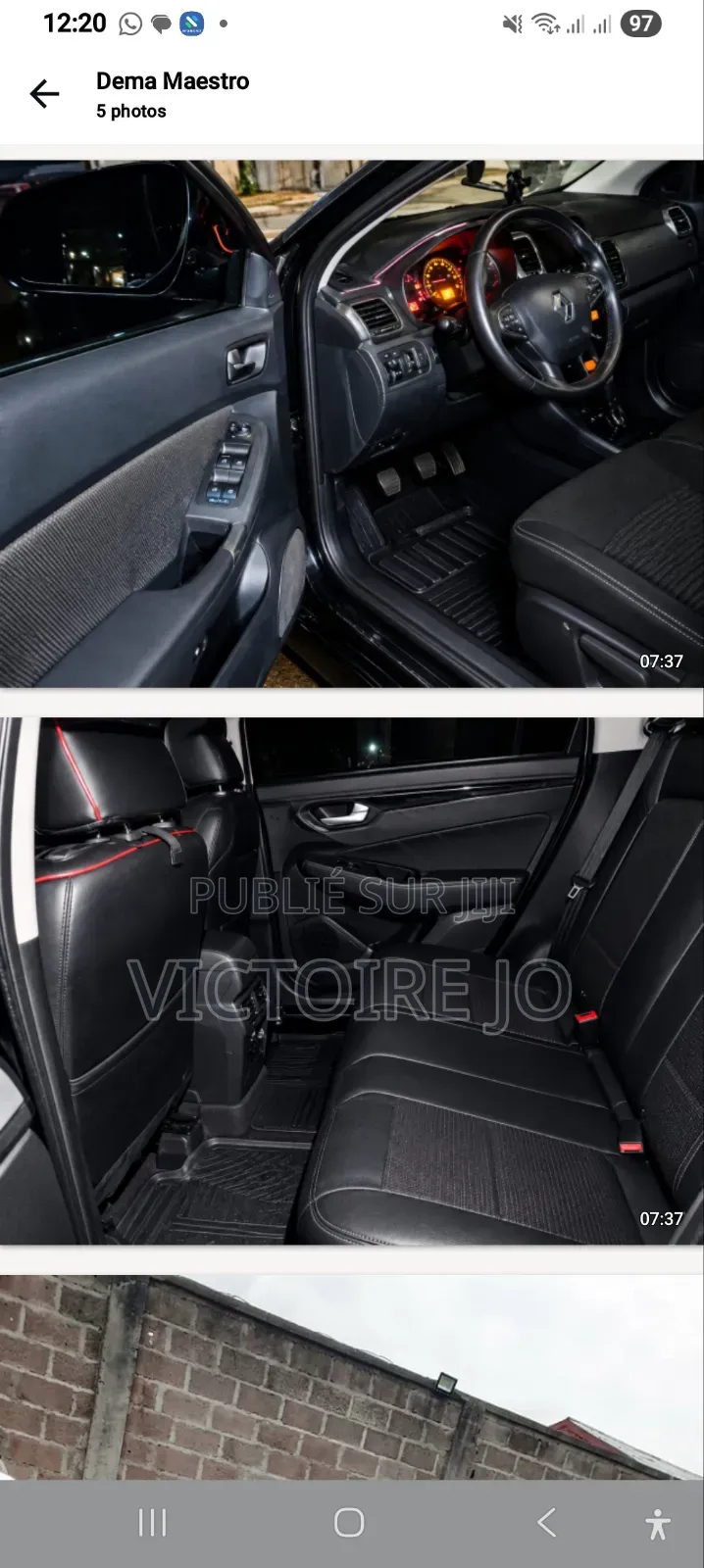 Toyota Avensis 2015 Noir