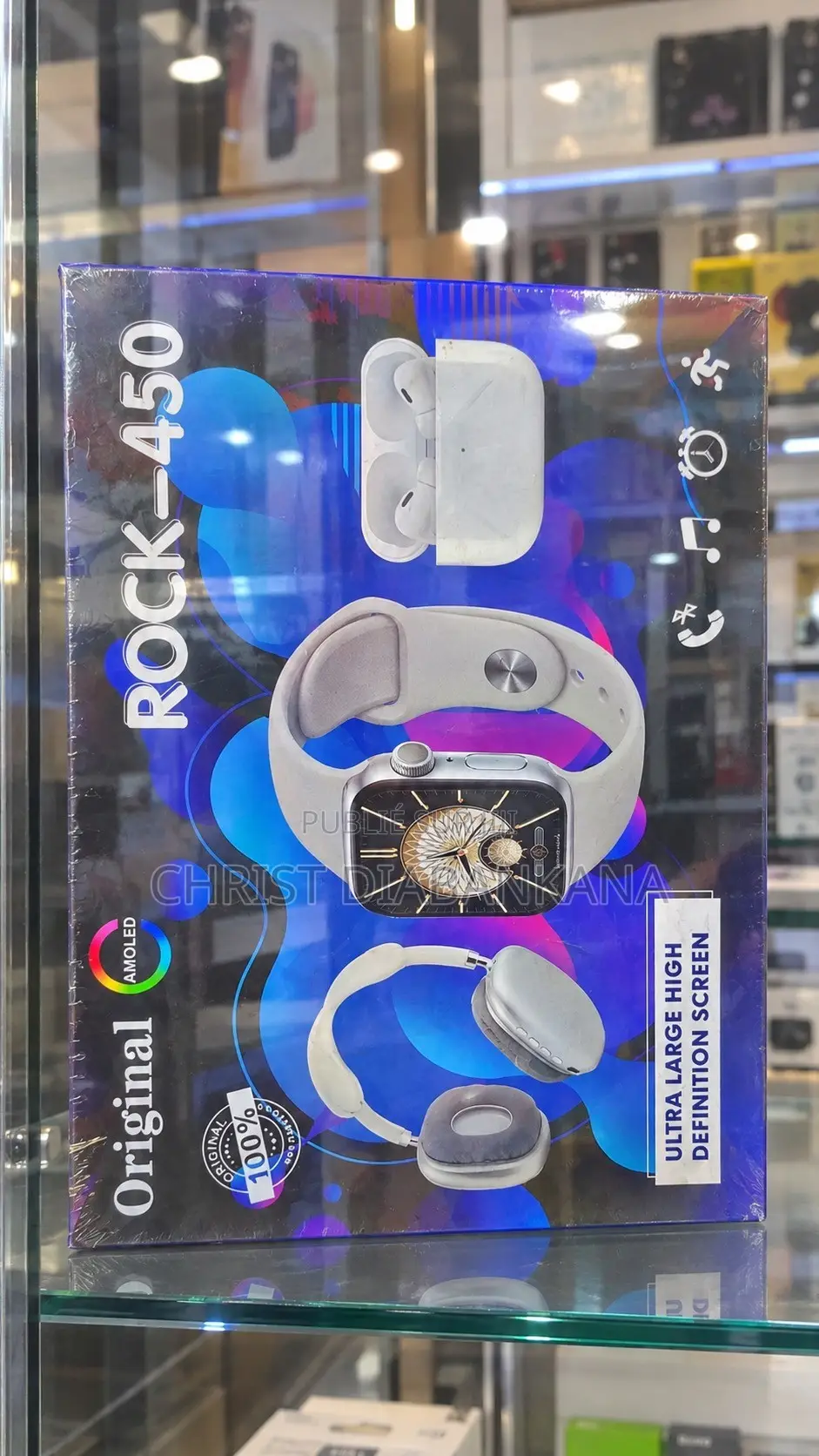Casque Bluetooth Montre Connectée Kit Connecte