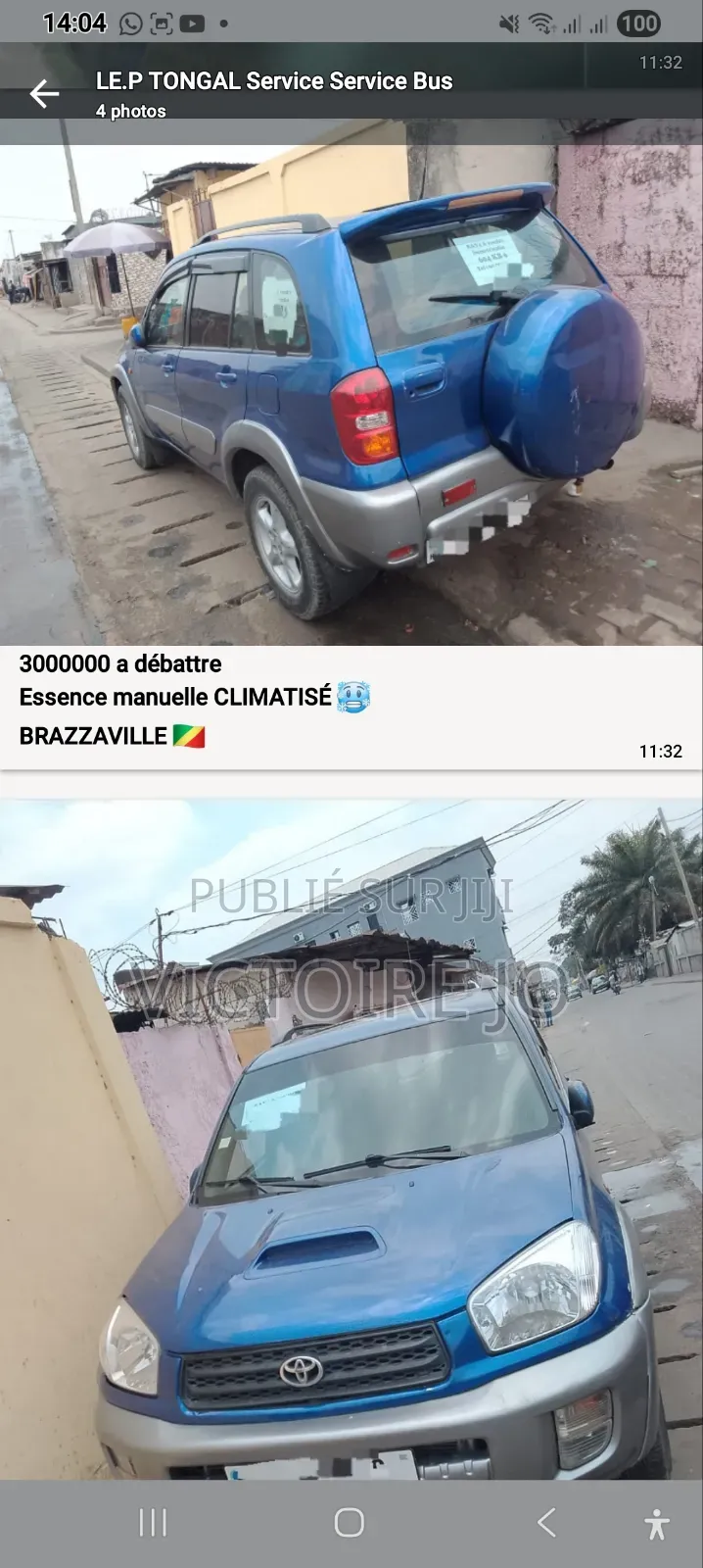 Toyota RAV4 2009 Bleu