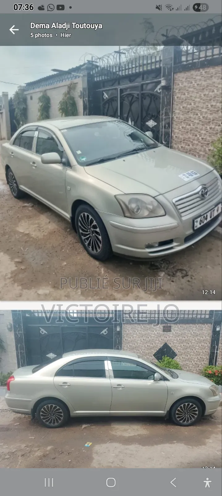 Toyota Avensis 2017 Gris