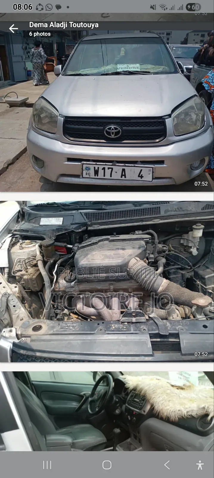 Toyota RAV4 2008 Gris