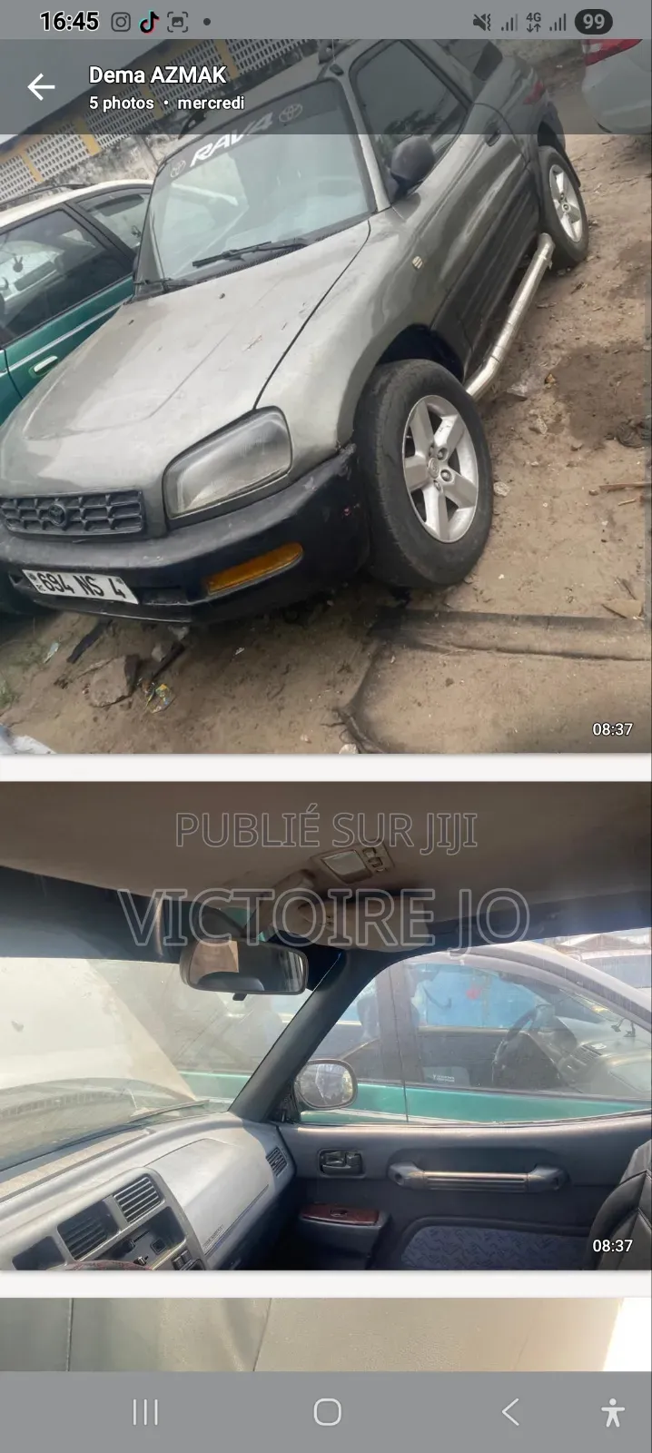 Toyota RAV4 1999 Gris