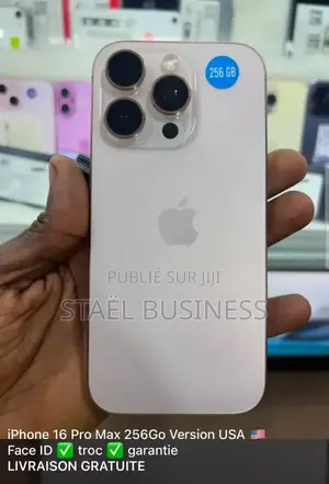 Nouveau Apple iPhone 16 Pro Max 256 GB Gris