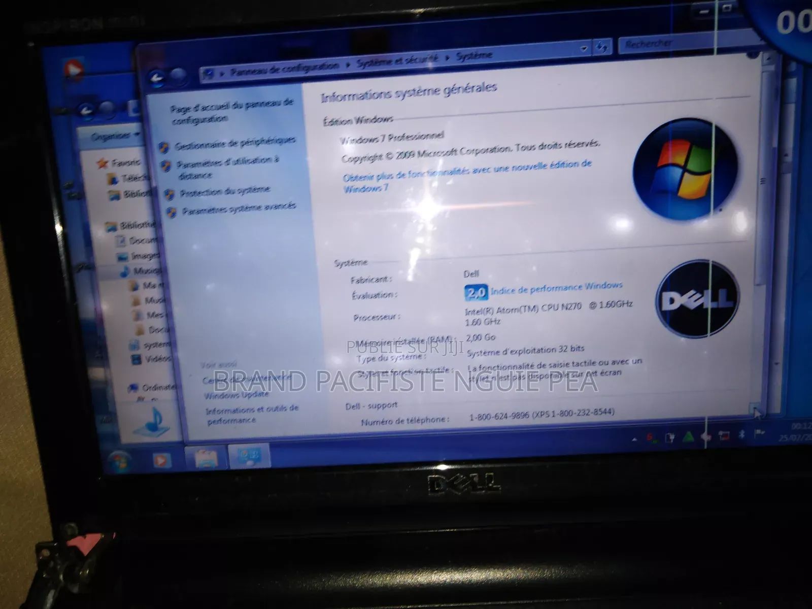 Ordinateur portable Dell Inspiron Mini 10 (1010) 2GB Intel eMMC 72GB