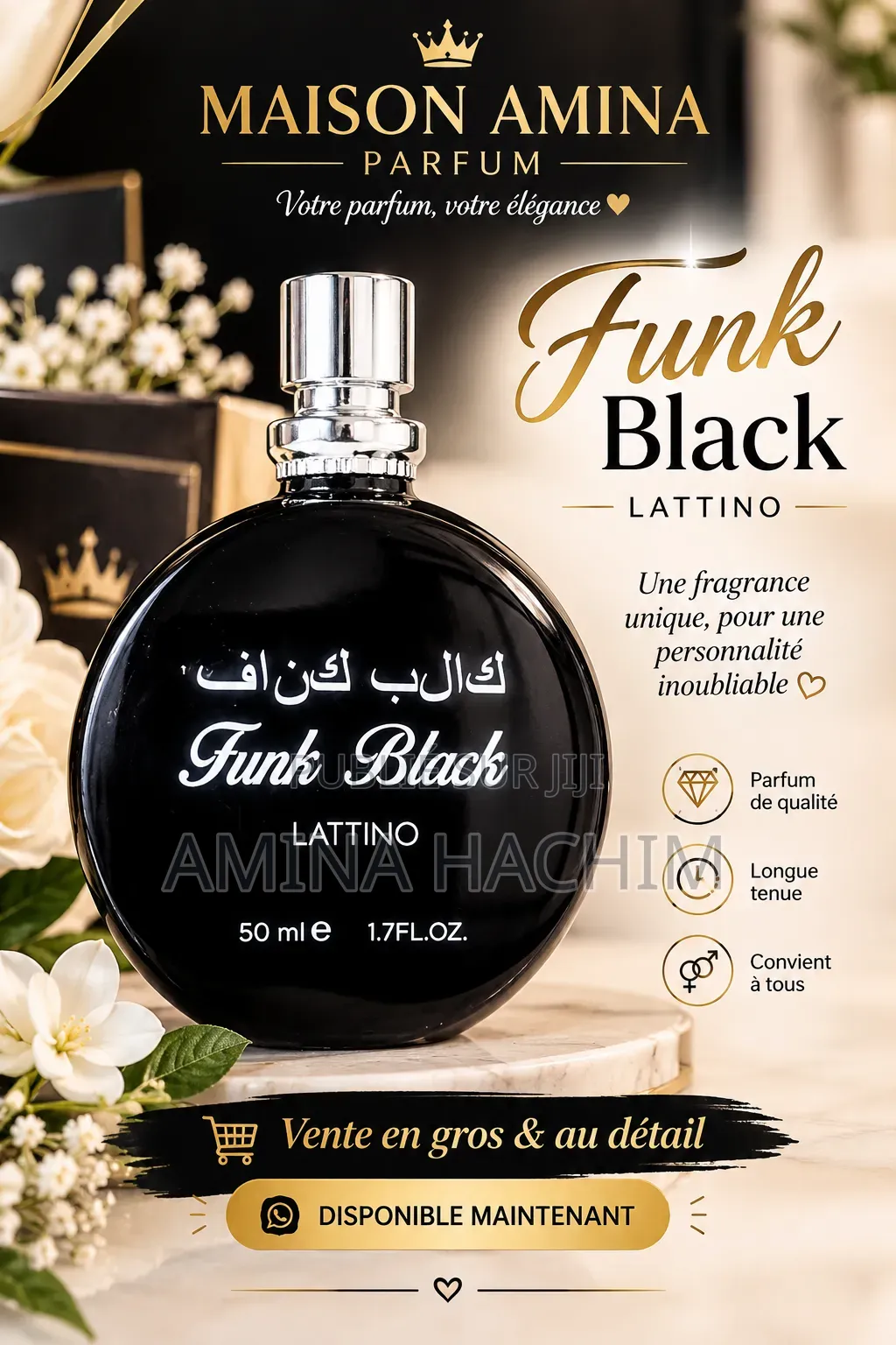  Parfums De Qualité À Vendre – Prix 2500F
 Parfums Tendance