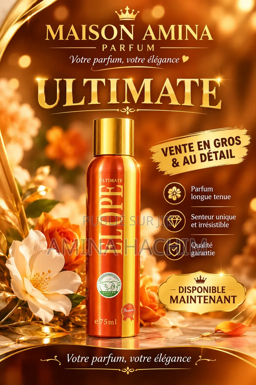  Parfums De Qualité À Vendre – Prix 2500F
 Parfums Tendance