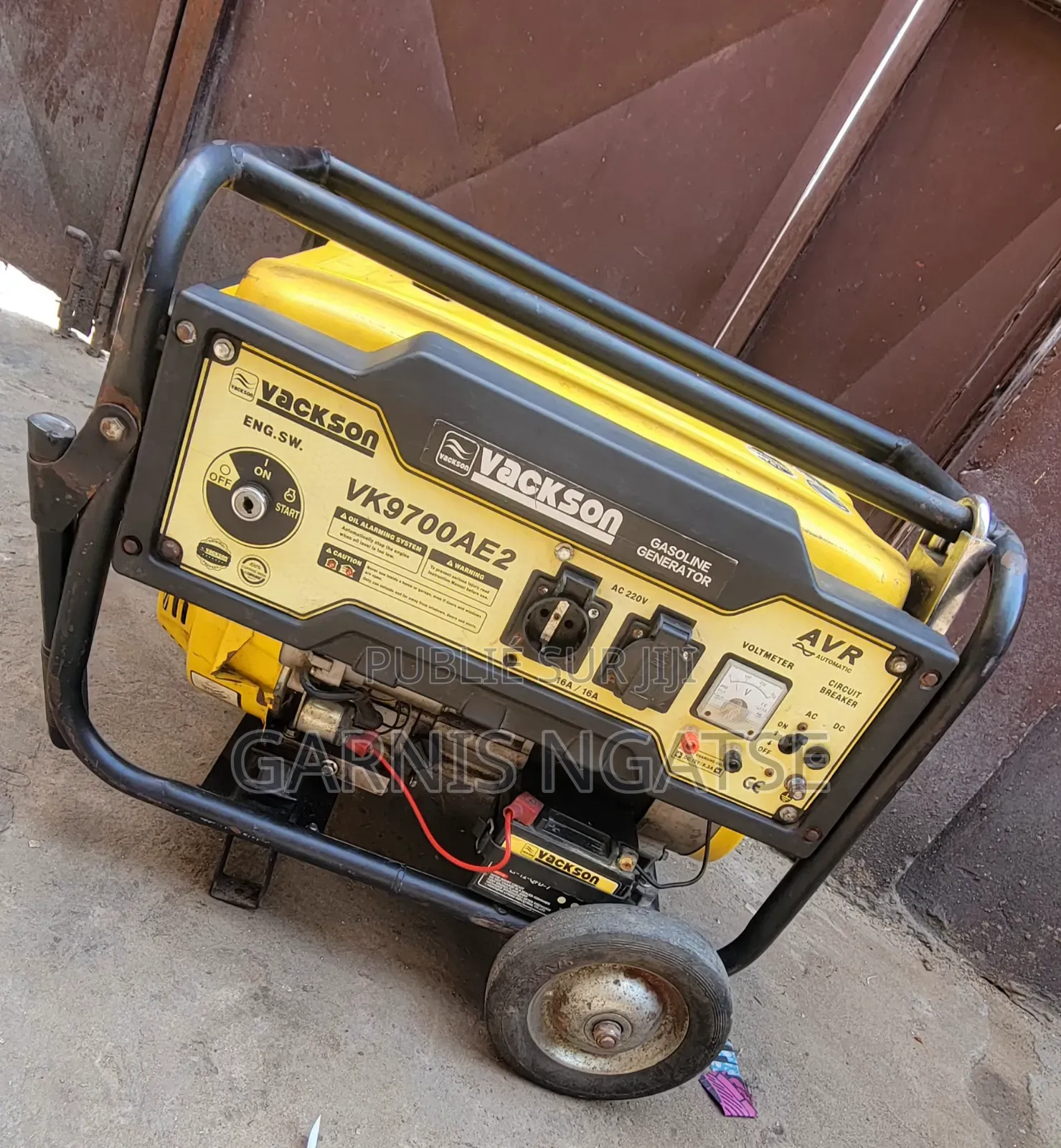 _GROUPE ÉLECTROGÈNE VACKSON VK9700AE2 Puissant & Robuste _