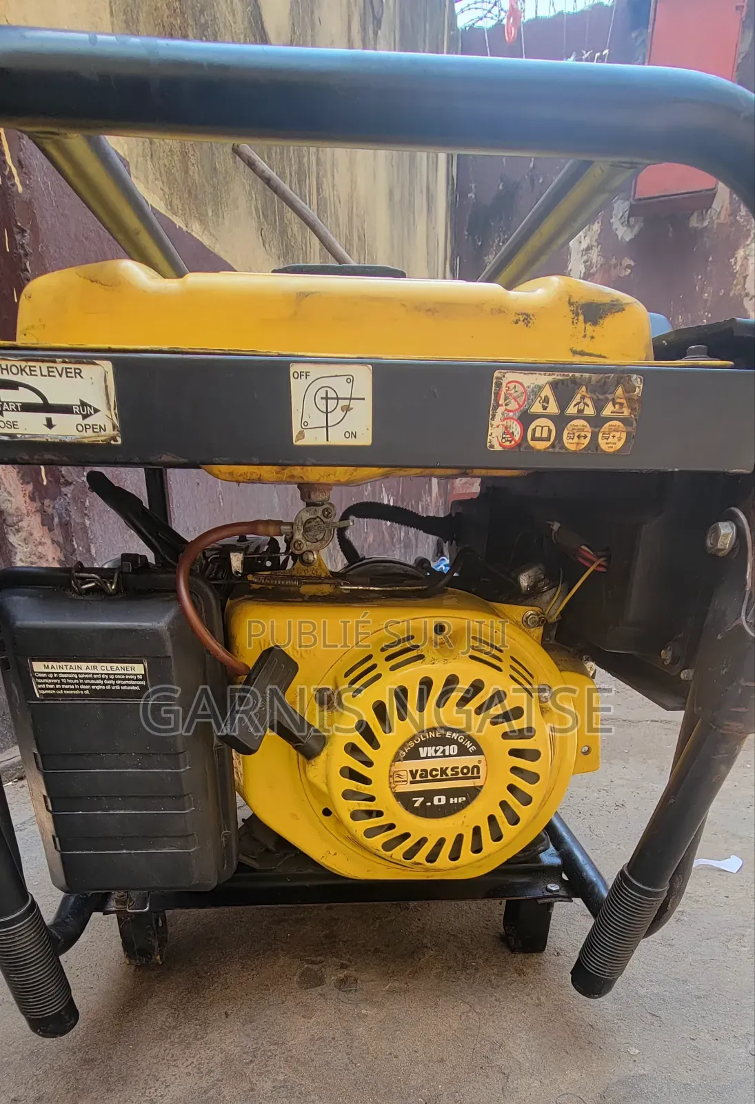 _GROUPE ÉLECTROGÈNE VACKSON VK9700AE2 Puissant & Robuste _