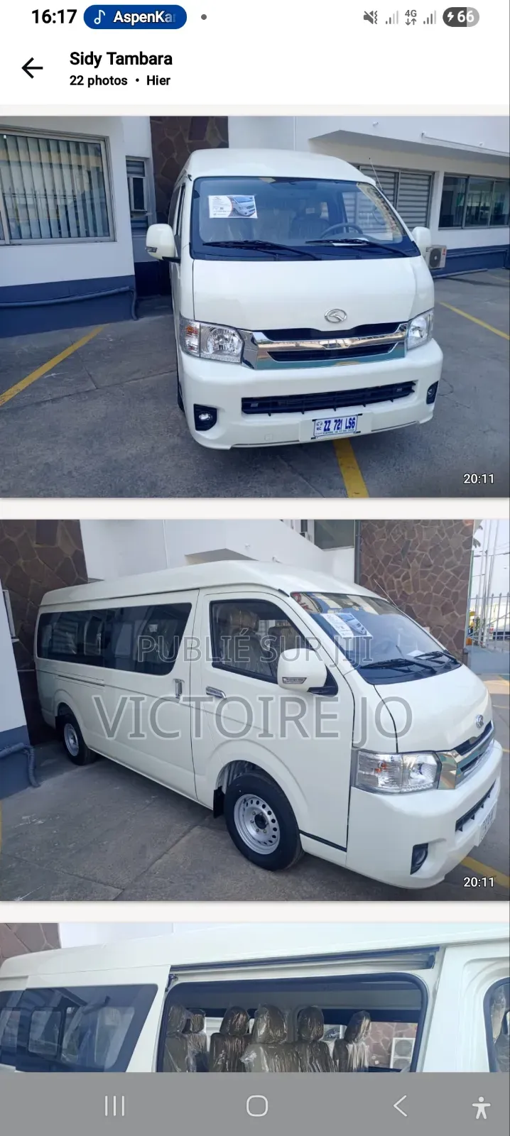 Autobus 2022 Blanc