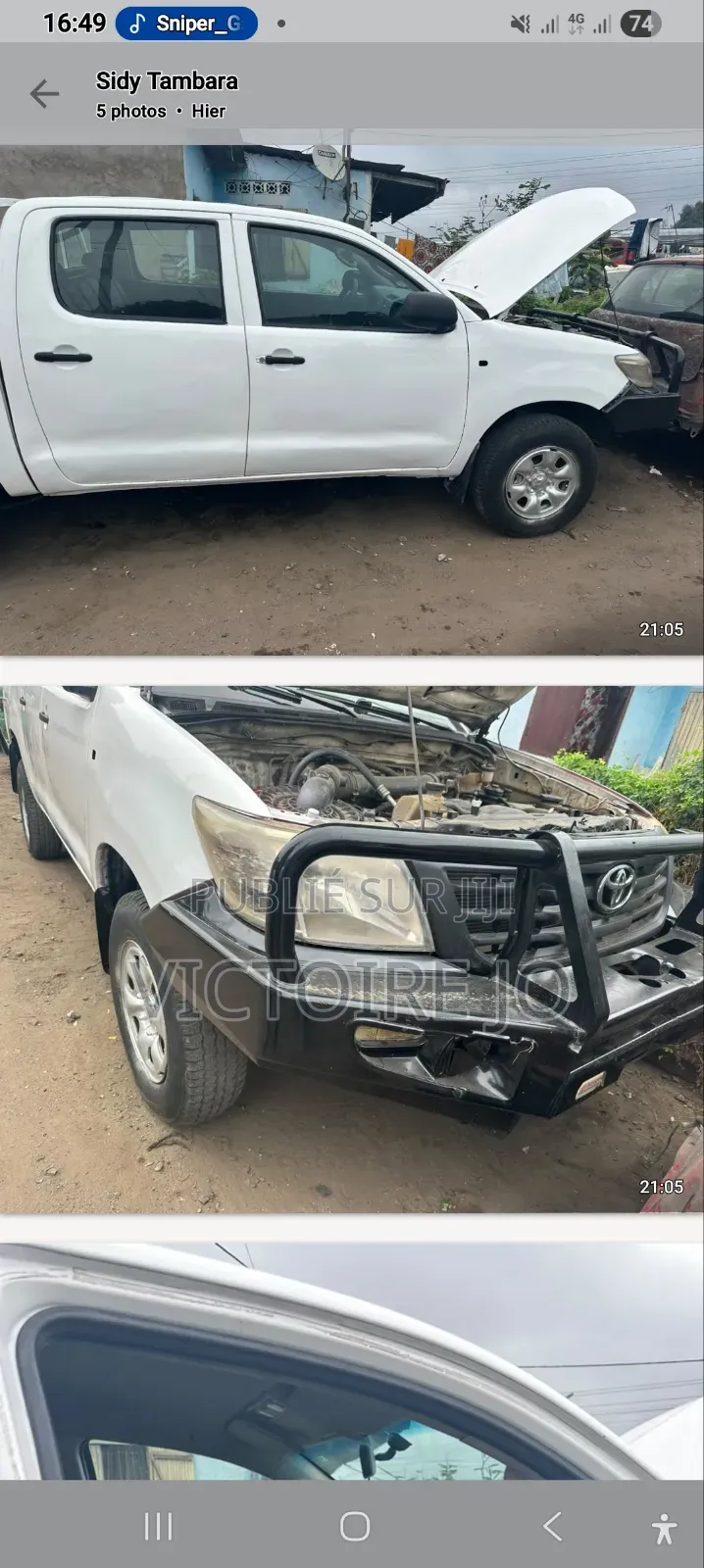 Toyota Hilux 2013 Blanc