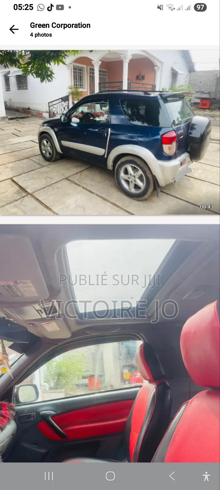 Toyota RAV4 2011 Bleu