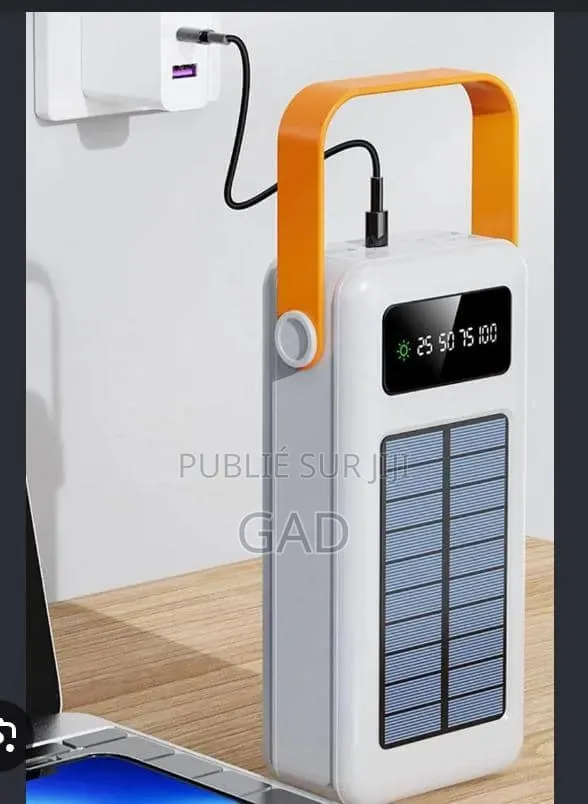 Power Bank Avec Panneau Solaire