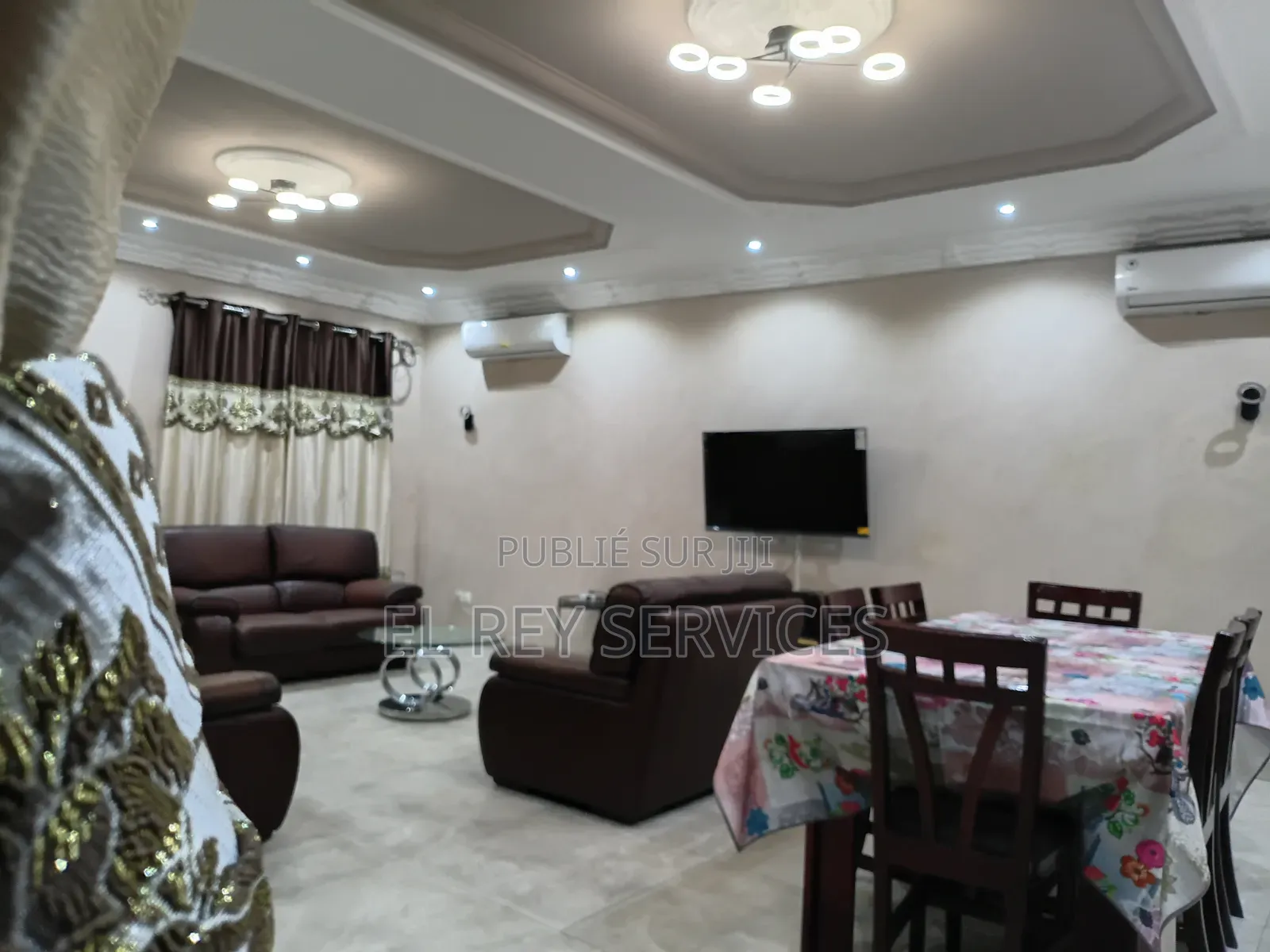 Meublé 3chbre Appartement dans El Rey Appartements, Ouenzé à Louer