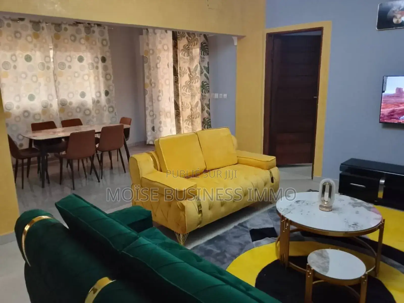 Furnished 2chbre Maison dans Moïse Business &, Lumumba à Louer