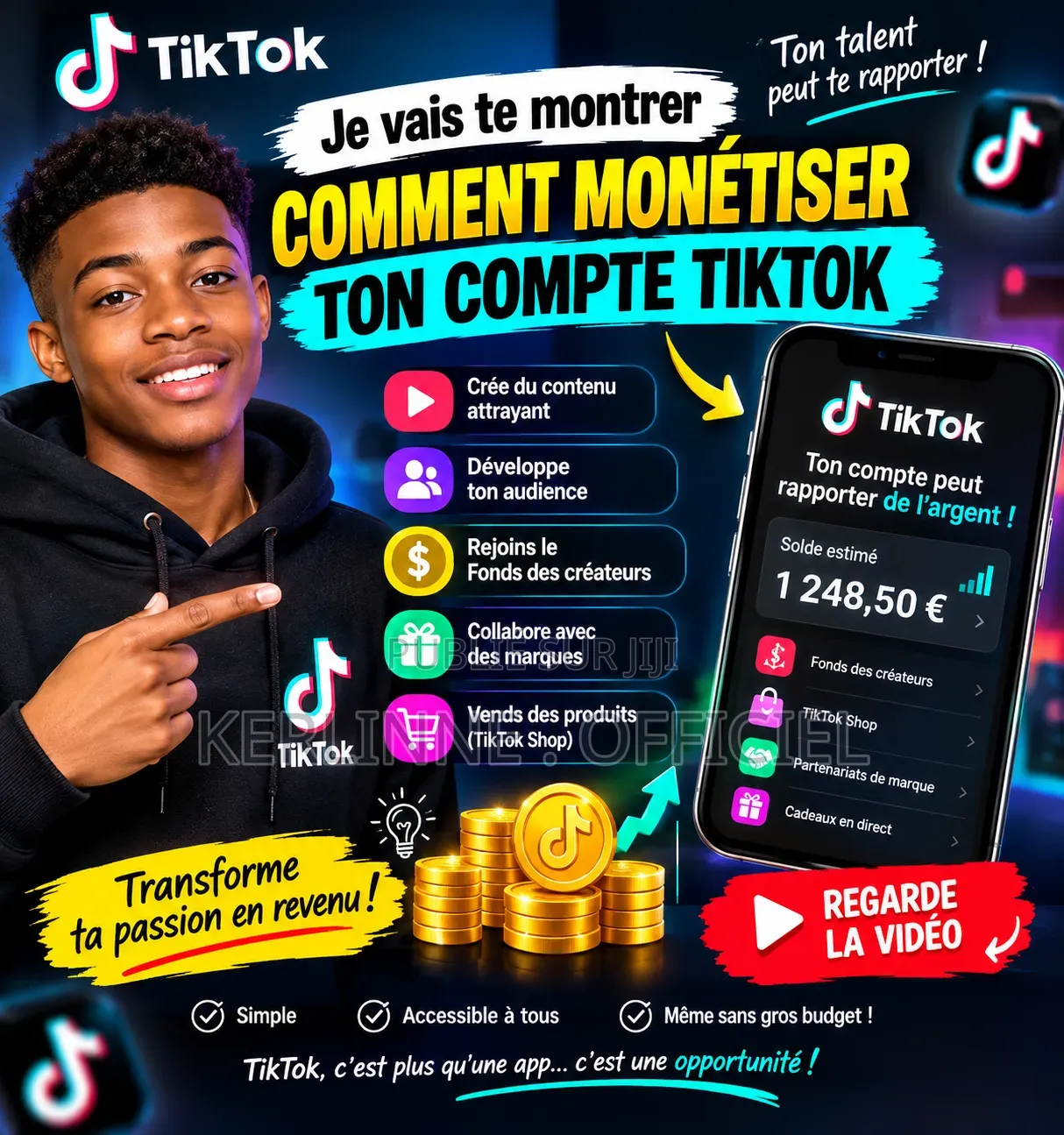 Monétiser Ton Compte TikTok Maintenant