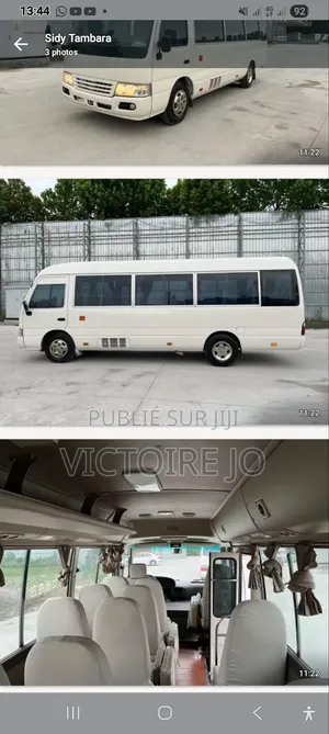 Toyota Coaster 2021 Blanc