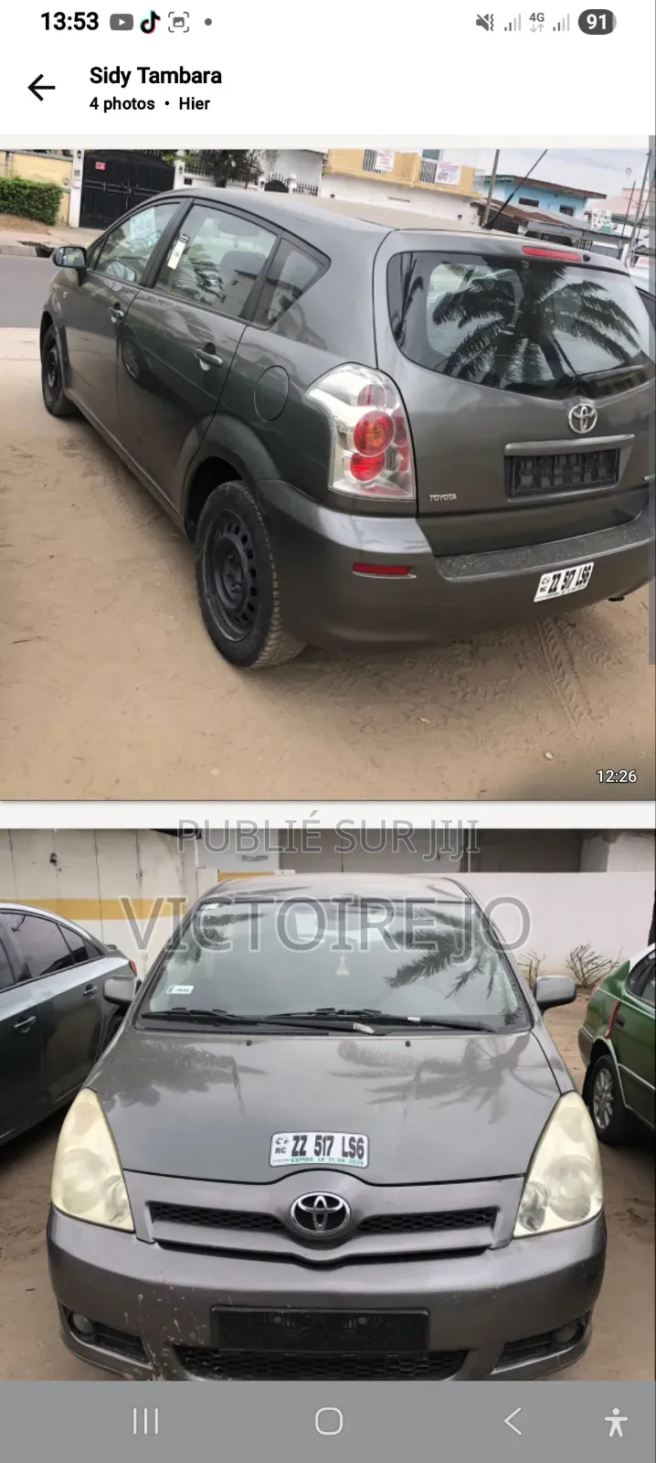 Toyota Verso 2018 Gris